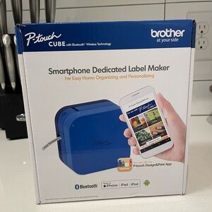 P-touch Cube Label Maker for Smartphone